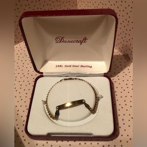 Vintage Danecraft 24 carat gold over Sterling silver .925